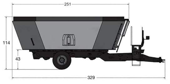 Penta 8030 Trailer Mixer